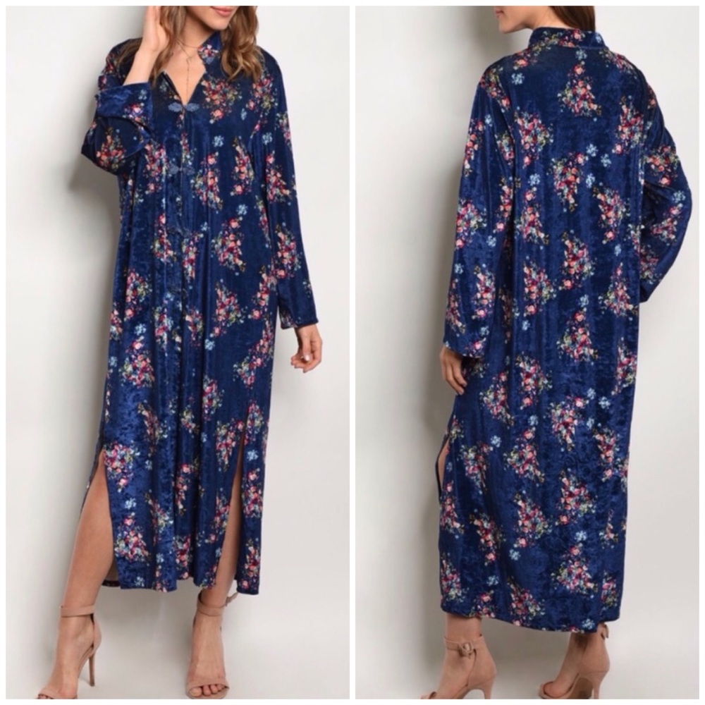 2 PACK | FLORAL VELVET DRESS